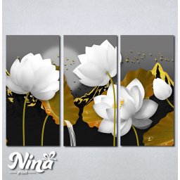 Slike na platnu Beli lotos Nina383_3