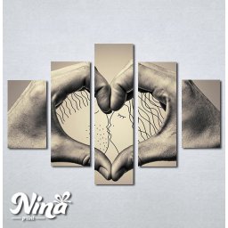 Slike na platnu Slika ljubavi Nina384_5