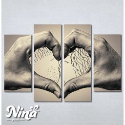 Slike na platnu Slika ljubavi Nina384_4
