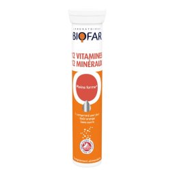 BIOFAR 12 VITAMINA + 12 MINERALA ŠUMEĆE TABLETE