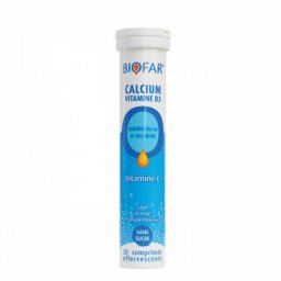 BIOFAR CALCIUM I VITAMIN D3 ŠUMEĆE TABLETE