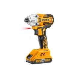 Ingco akumulatorski udarni odvijač 20V + 5 bitova CIRLI20030 - Solo