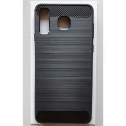 TPU maska BRUSHED za SM-G885F, Galaxy A8 Star 2018, crna