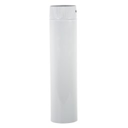 Dimna cev emajlirana fi 120 mm - bela / 0,5 m