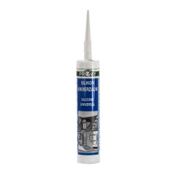 Silikon kit acetatni - bela