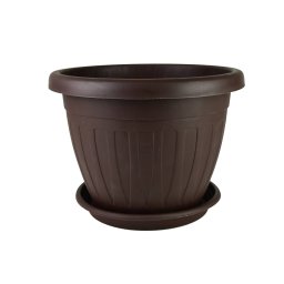 Saksija mediteran - braon / 36 cm