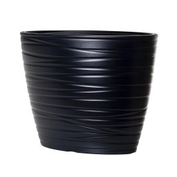 Saksija Maze ovalna - antracit S433 / 58×42 cm