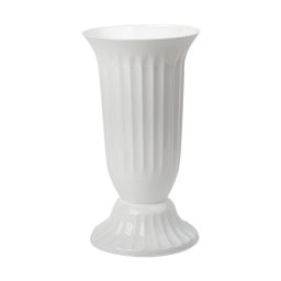 Vaza pvc - bela / 16×29 cm