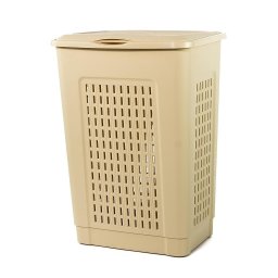 Korpa za veš sa poklopcem 50L - krem