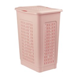Korpa za veš sa poklopcem 50L - roza