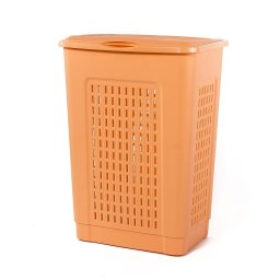 Korpa za veš sa poklopcem 50L - karamel