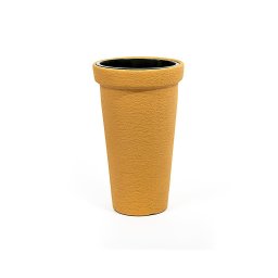 Saksija visoka mat sa uloškom - cigla R736 / 30×50 cm