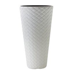 Saksija Pletena sa uloškom - bela S449 / 30×55 cm