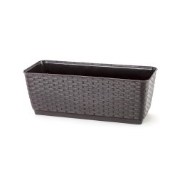 Žardinjera Ratan - gorka čokolada 440U / 40 cm