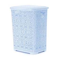Korpa za veš čipkasta - svetlo plava
