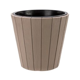 Saksija Drveni San sa uloškom - capuccino 7529U / 40 cm