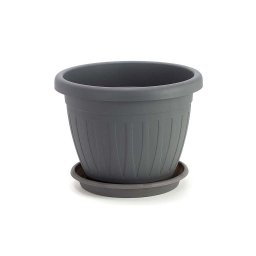 Saksija mediteran - antracit / 25 cm