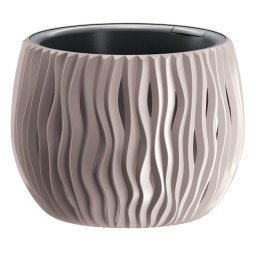 Saksija Talasasta loptasta - capuccino 7529U / 37 cm
