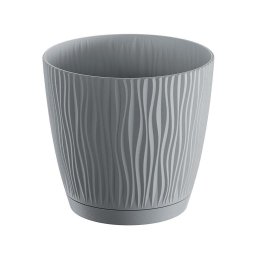 Saksija sa sitnim talasima - siva 405U / 17 cm