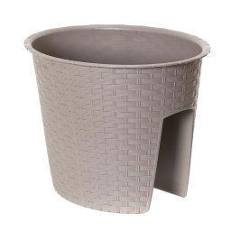 Žardinjera Ratan za ogradu - capuccino 7529U