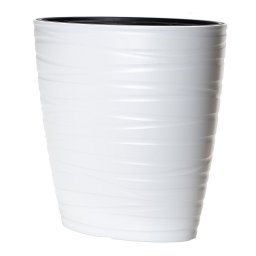 Saksija Maze ovalna visoka - bela S449