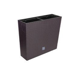 Žardinjera Ratan 58x18x50 cm visoka - gorka čokolada 440U