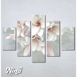 Slike na platnu Belo cvece Nina392_5