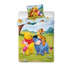 Posteljina za bebe winie the pooh 100x135+40x60cm ( 5907750546244 )