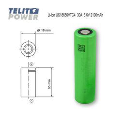 Sony Li-Ion 3.6V 2100mAh US18650VTC4-30A VTC4 ( 1744 )