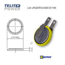 EEMB Li-Ion 3.6V 7mAh LIR1220-PDY2-A12453 ( 1712 )