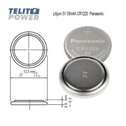 Panasonic litijum 3V CR1220 ( 2526 )