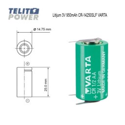 Varta litijum CR14250SLF 3V 950mAh ( 1/2 AA ) sa 3P ( 2551 )