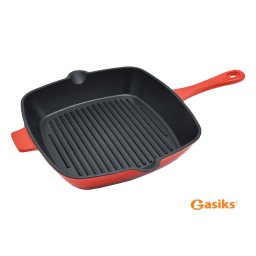 Liveni duboki grill tiganj sa emajlom