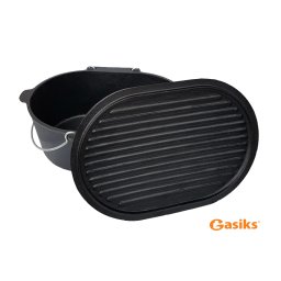 Livena posuda sa gril poklopcem 9l