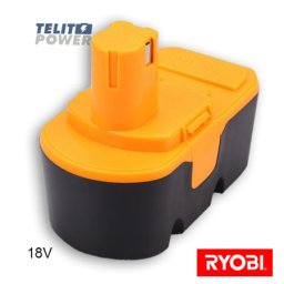 TelitPower 18V 2500mAh Panasonic - baterija za ručni alat Ryobi ABP1801 ( P-1637 )