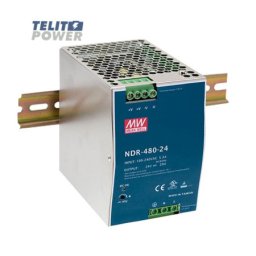 MeanWell 480W Industrijsko napajanje na DIN šini NDR-480-24 ( 2490 )