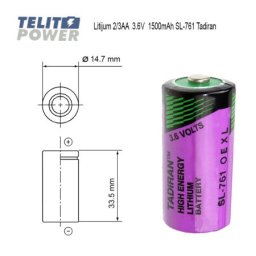 Tadiran litijum 2/3AA 3.6V 1500mAh SL-761 ( 3038 )