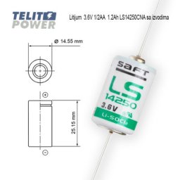 Saft litijum 1/2AA 3.6V 1200mAh LS14250 CNA ( 0579 )