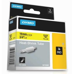 DYMO traka termo IND 6mmx1.5m, crna/žuto