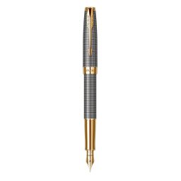 Nalivpero Parker Royal Sonet Silver Chisel GT F