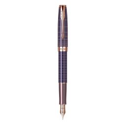 PARKER Royal NP SONET Purple Chisel 18K