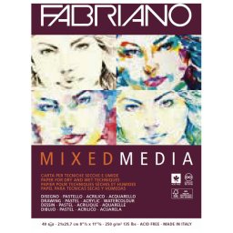 Blok Mixed Media 21x29,7cm 40L 250g Fabriano