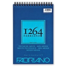 Blok Mixed Media spirala gore A4 30L 300g(textured) Fabriano