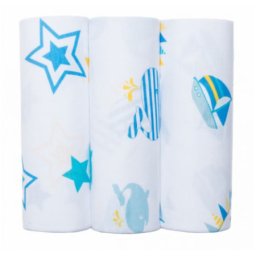 Višenamenske Bambus pelene set od 3 komada plavi ( ART003617 )