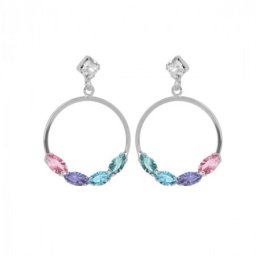 Ženske Victoria Cruz multicolor isabella mindjuše sa swarovski kristalima ( a3759-mht )