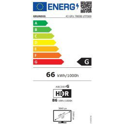 Grundig televizor 43 GFU 7800 B Android 4K Ultra HD LED TV E