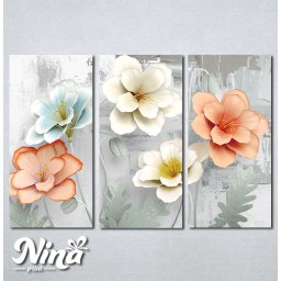 Slike na platnu Cvetovi u boji Nina403_3