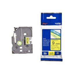 Traka TZe-621 crna na žuto 9mm