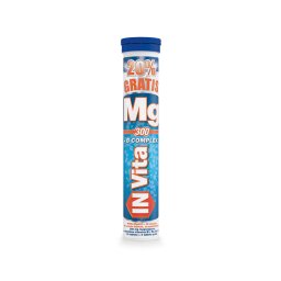 INVITA MAGNEZIJUM 300 + B COMPLEX ŠUMEĆE TABLETE