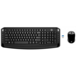 HP 300 Wireless Keyboard and Mouse Black (3ML04AA)